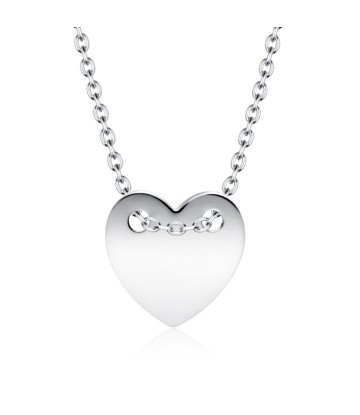 Chic Heart Silver Necklace SPE-2131